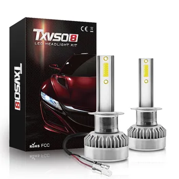 

Car LED Light Bulbs H1 110w 20000lm Cob 2pcs Car Headlights Full Aluminum 6000k White Car Lamps Lights Bulb Car Accessories#PY10