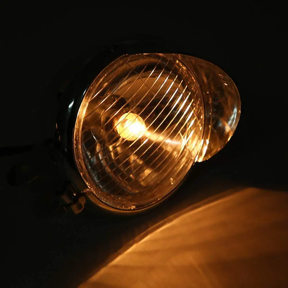 12v универсальный цвет хром из АБС пластика для мотоцикла свет Противотуманные