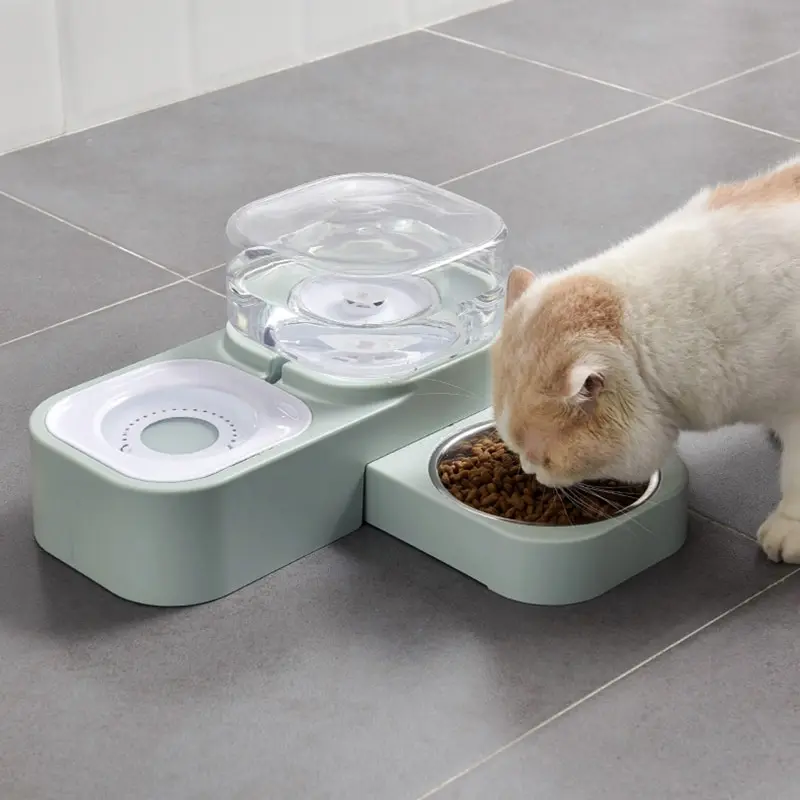 1.5L Pet Dog Cat Bowl Automatic Feeder Fountain Water Drinking for Dogs Indoor Kitten Puppy Bowls Feeding Container for Cats