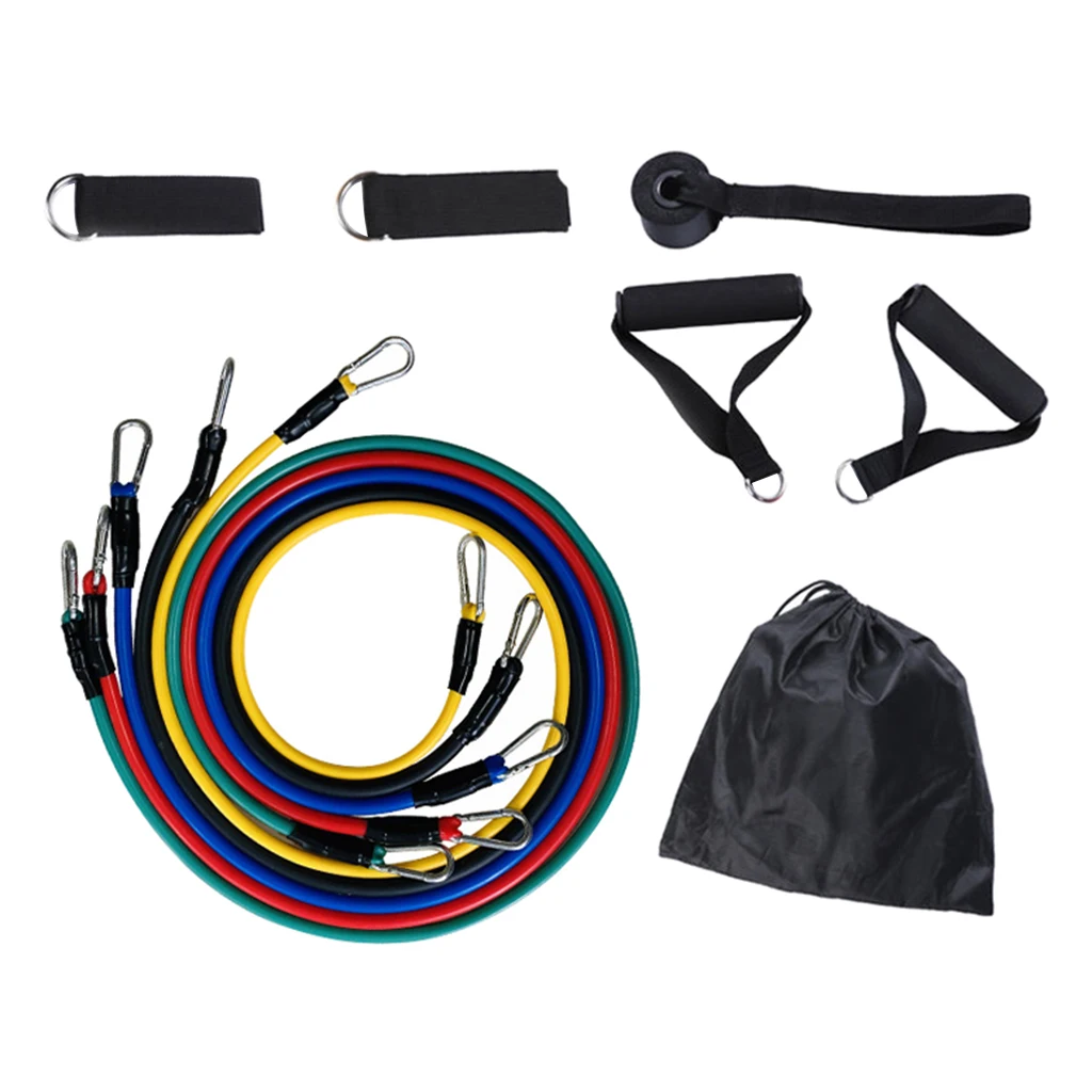 Yoga Pilates Resistance Bands Resistance Band Set (11 Pieces), Exercise Bands