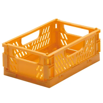 

Space Saving Home Organizer Bedroom Crate Stackable Multipurpose Sundries Portable Foldable Bathroom Storage Basket Desktop