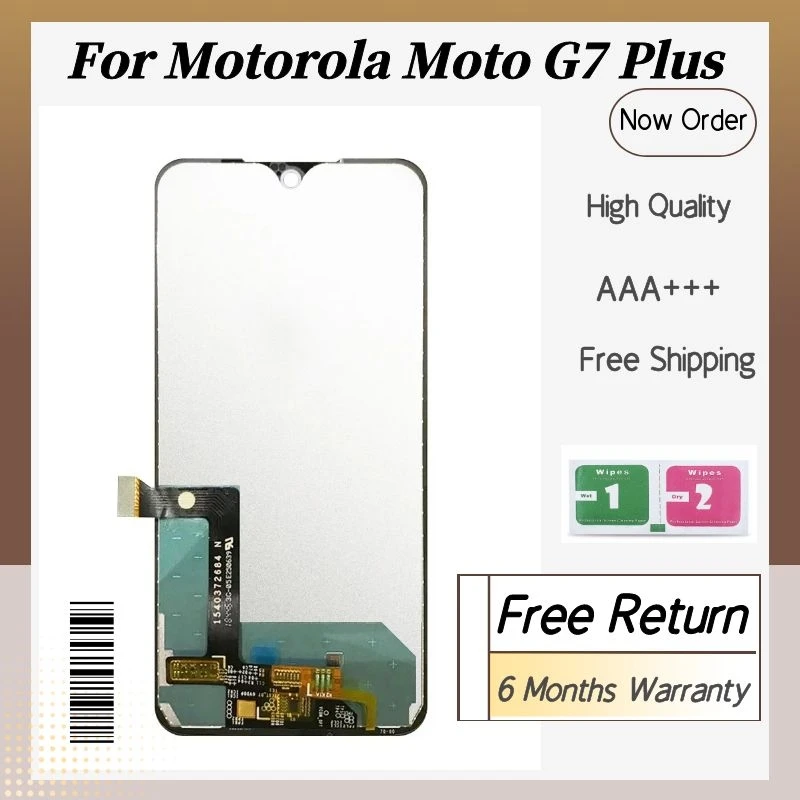 100% Tested LCD Display For Motorola MOTO G7 or G7 Plus LCD Display Touch Screen Digiziter Assembly Replacement cell phone lcd screen Phone LCDs
