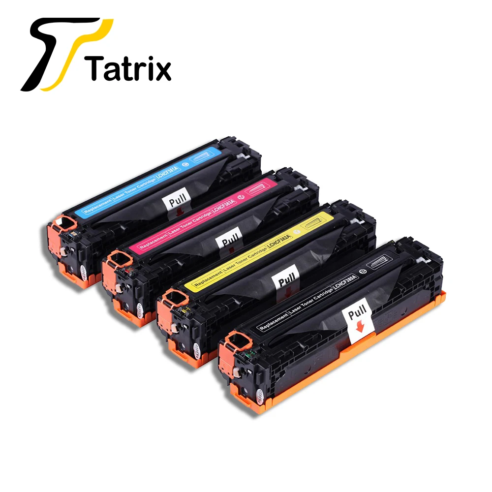 

Совместимый цветной лазерный картридж Tatrix CF380A CF381A CF382A CF383A 312A для принтера HP M476nw