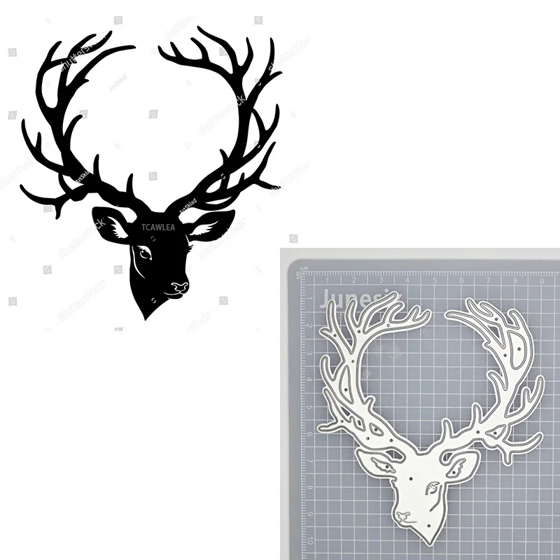 Новые Вырубные штампы Love Sika Deer Lucky Christmas Elk Dies 2020|Вырубные штампы| |