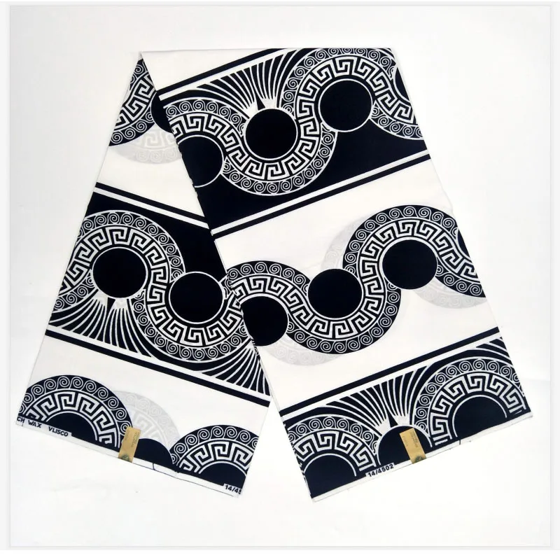 pagne высокого качества батик Вощеная африканская с принтом в ткань поплин голландский блок хлопок 6 ярдов женщина платье ткань V-L 734