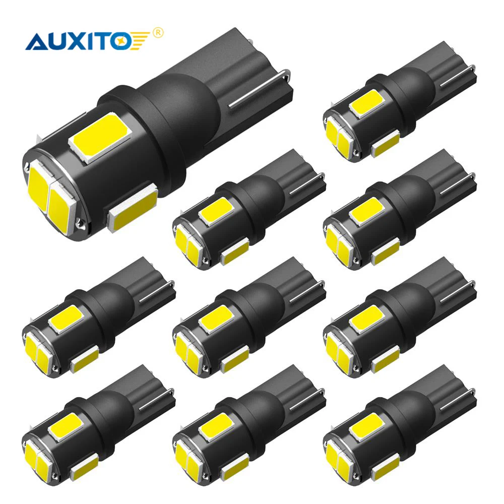 10x W5W LED T10 Светодиодные внутренние Автомобильные фары для Lada Vesta Granta Kalina Niva Priora Vaz