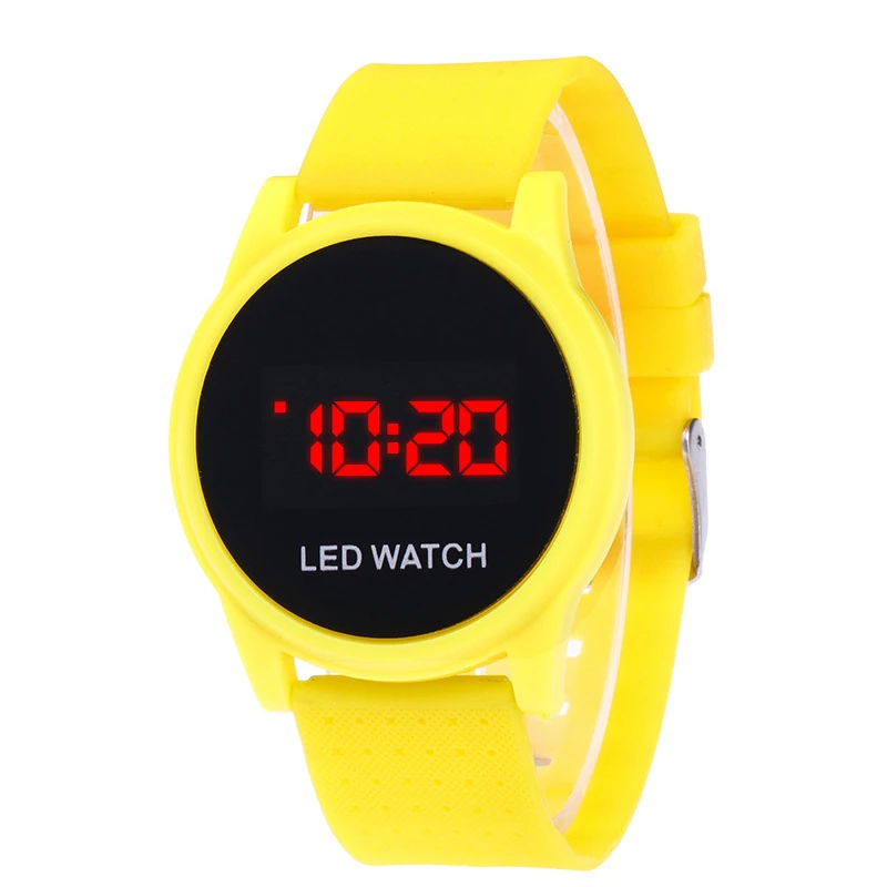 Coolboss цифровые часы ярких цветов модные детские повседневные наручные часы студенческие Детские часы высокое качественный силиконовый браслет