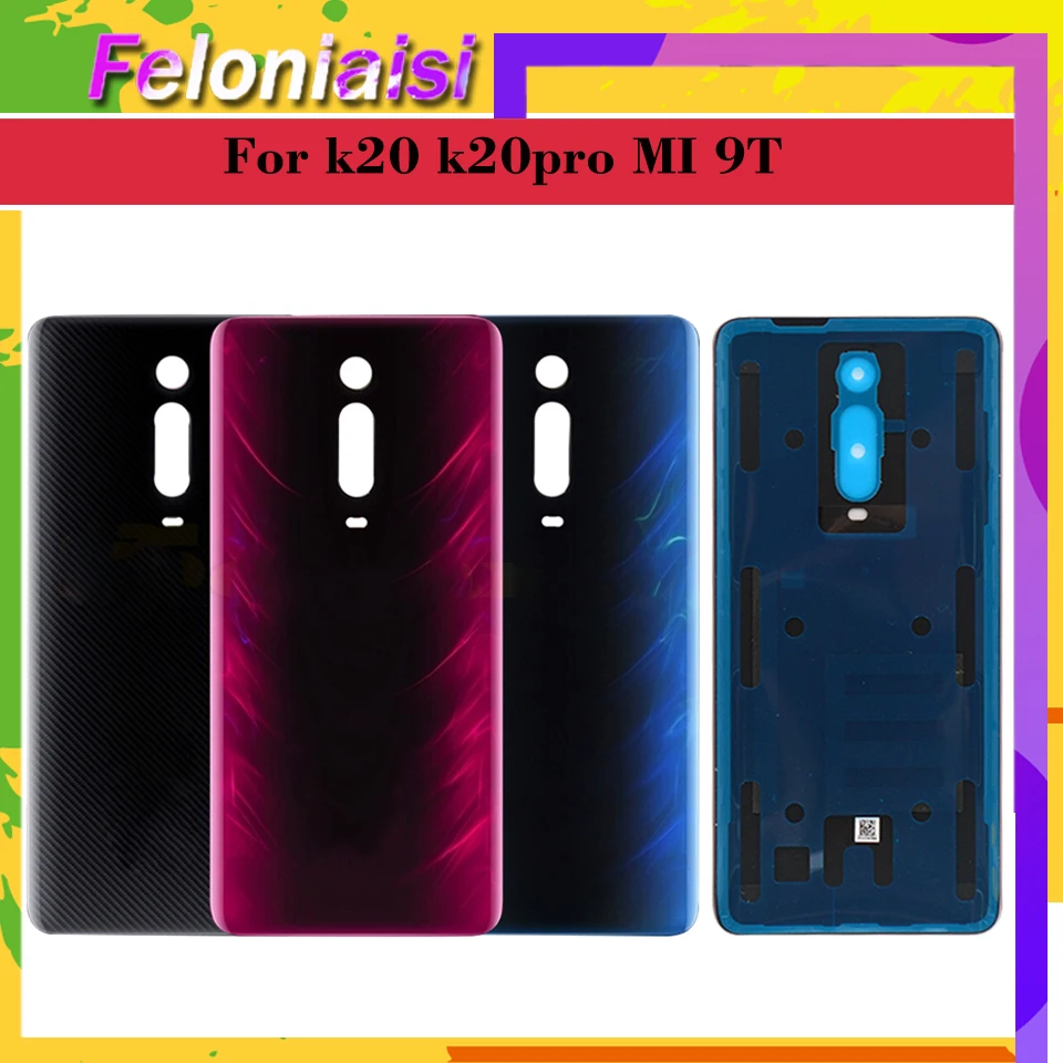 Оригинальная крышка батарейного отсека для Redmi K20 Задняя стеклянная панель
