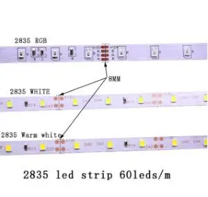 5M 3528 5050 3014 SMD Warm White 150 300 600 1200 LED Flexible Strip Double Row 