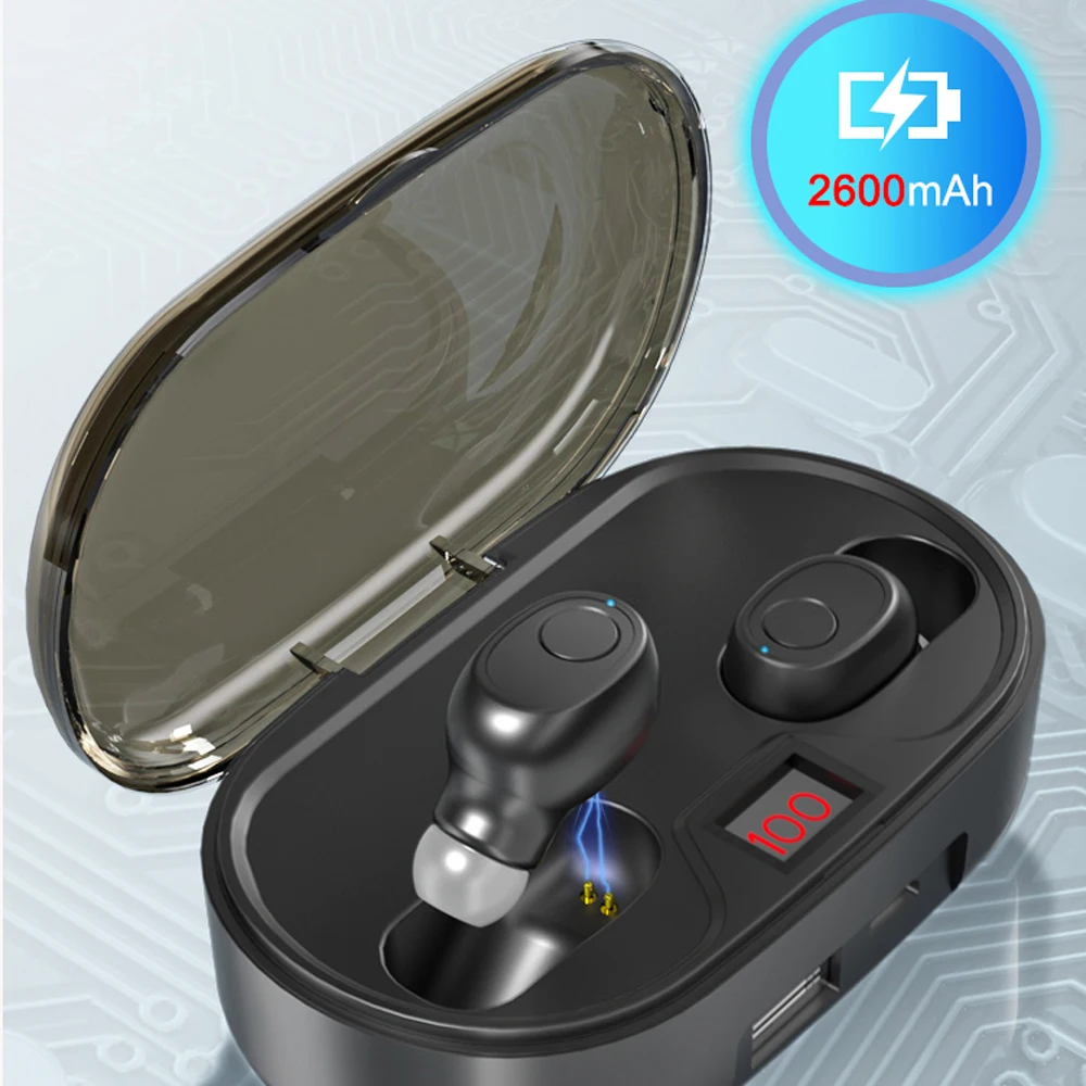 SENBONO TWS вкладыши мини H1 беспроводные наушники Bluetooth 5,0 наушники бас спортивные игры гарнитуры для Xiaomi huawei IOS наушники