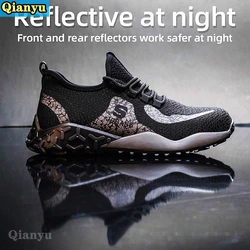 Baskets de travail légères et indestructibles pour homme, chaussures de sécurité, collection 2021 