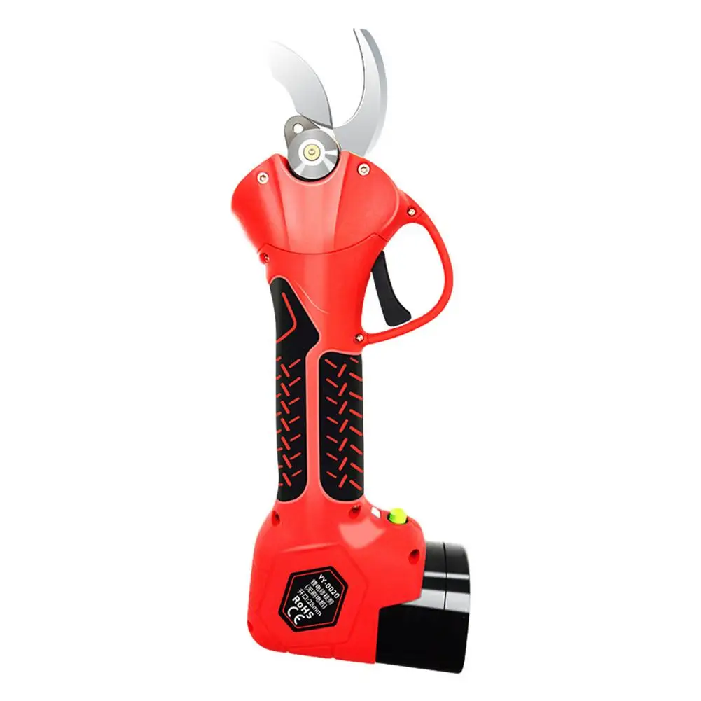 

16.8V 2Ah Handheld Pruning Shear Cordless 28mm Cutting Diameter Professional Electric Pruning Shears With Two Lithium Batteries
