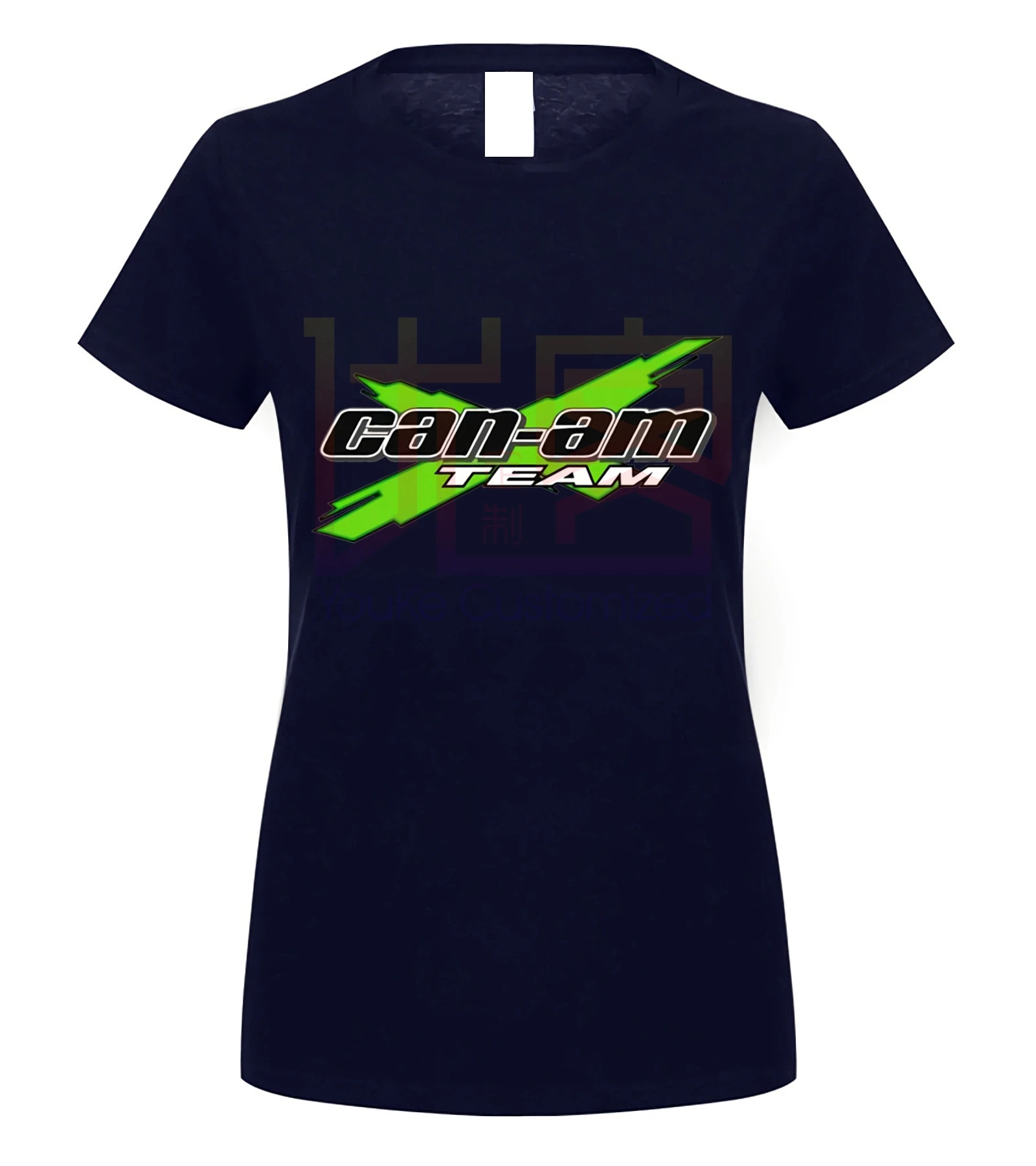 women navy CAN AM Logo BRP ATV Renegade UTV футболка Новинка Мужская Футболка размер S до 3XL - Цвет: women navy