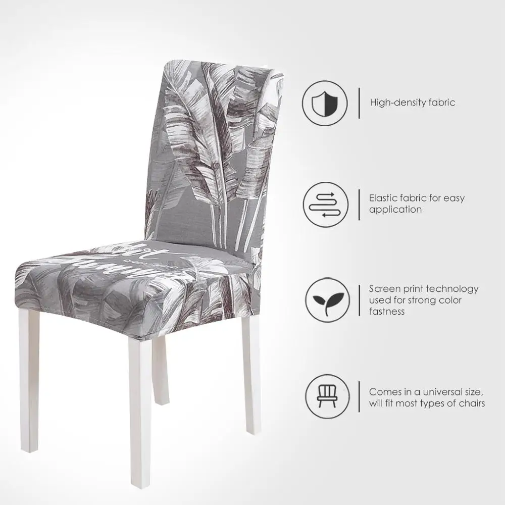 Chair-Cover Stretch Spandex Elastic Dining-Room Home for New Sillas-De-Comedor
