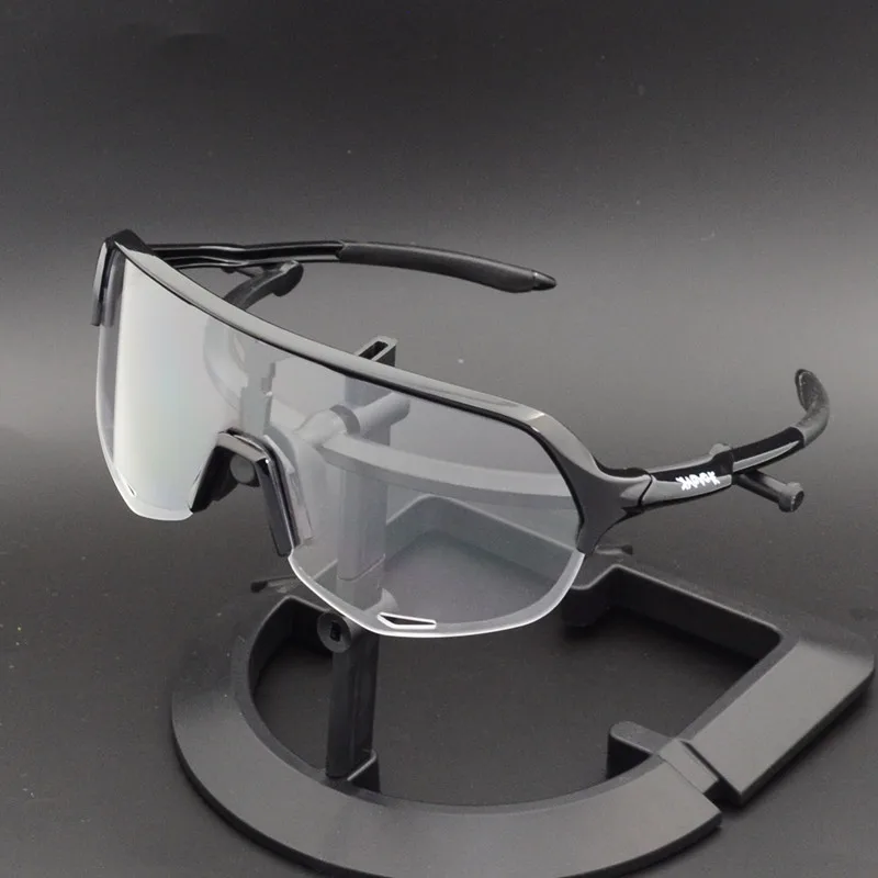 3 Lens Mountain Bike Goggles Polarized Cycling Eyewear Bicycle Cycling Glasses 2019 Sport Cycling SunGlasses Nrc P-Ride men