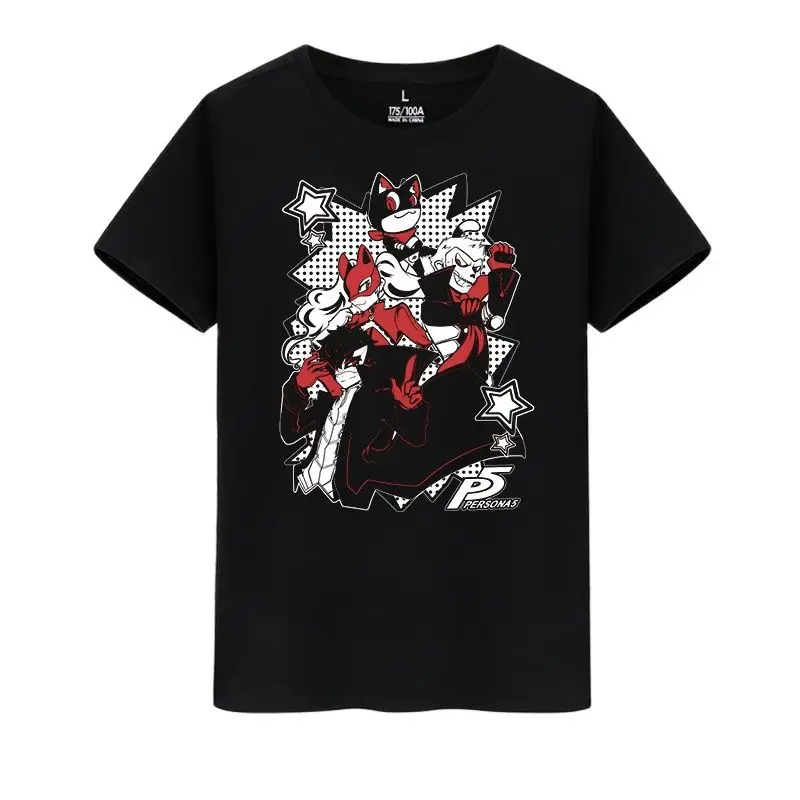 

Unisex Persona 5 P5 Ren Amamiya Persona 5 P5 Akira Kurusu T-Shirt T Shirt Tee