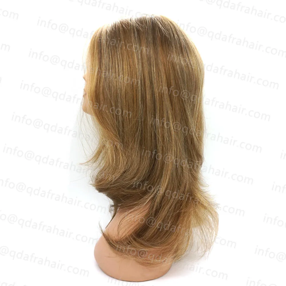 Hstonir, еврейские парики для женщин, предварительно выщипанный Шелковый Топ, человеческие волосы, парики Pelucas De Mujer Perruque Demi Tete, европейские волосы remy G028
