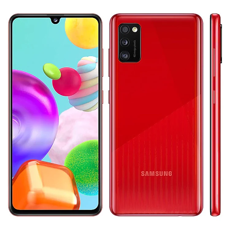 Samsung Galaxy A41 A415F Mobile Phone Original Unlocked Octa Core Fingerprint 4GB RAM 64GB ROM 6.1'' 48MP Camera Dual Sim iphone 12 refurbished