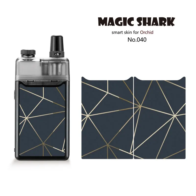 Magic Shark Star треугольник Леопардовый череп полное водонепроницаемое покрытие для стереосистемы наклейка пленка чехол наклейка для орхидеи 034-043