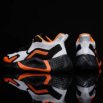 

Men's fly-knit running shoes lightweight, comfortable and breathable men's sneakers casual shoes