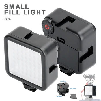 

High Luminance 6W 49 LED Photograph Light Camera Small Fill Lights for Ulanzi DSLR Macrophotography Video Lamp Mayitr