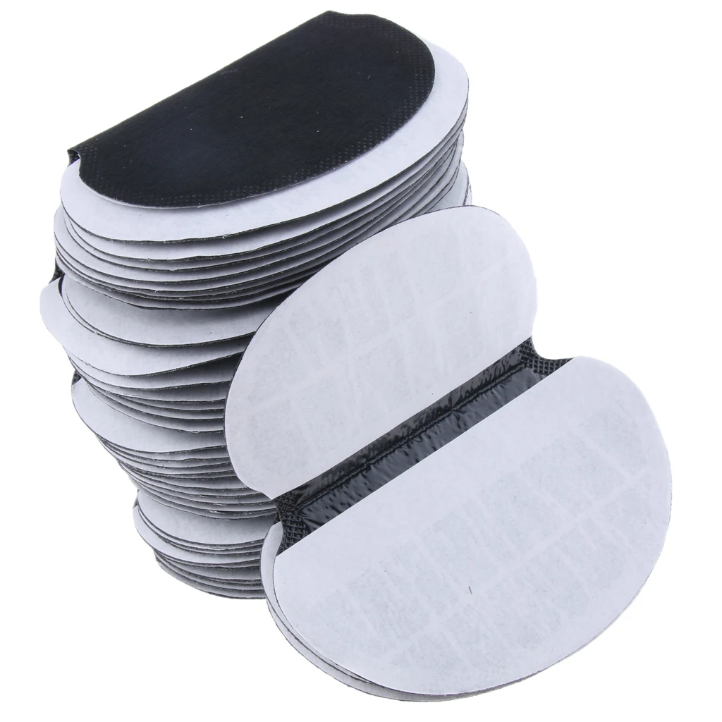 Washable Underarm Armpit Sweat Pads Shield Dress Shields Sweat Guard Perspiration Absorbing Absorbent+ 50Pcs Disposable Pads
