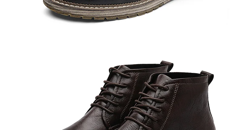 Sanzoog/мужские повседневные кожаные ботильоны; botas hombre Cuero Bota Masculina Botines; мужская обувь с высоким берцем; Botte Homme; Мужская обувь из микрофибры