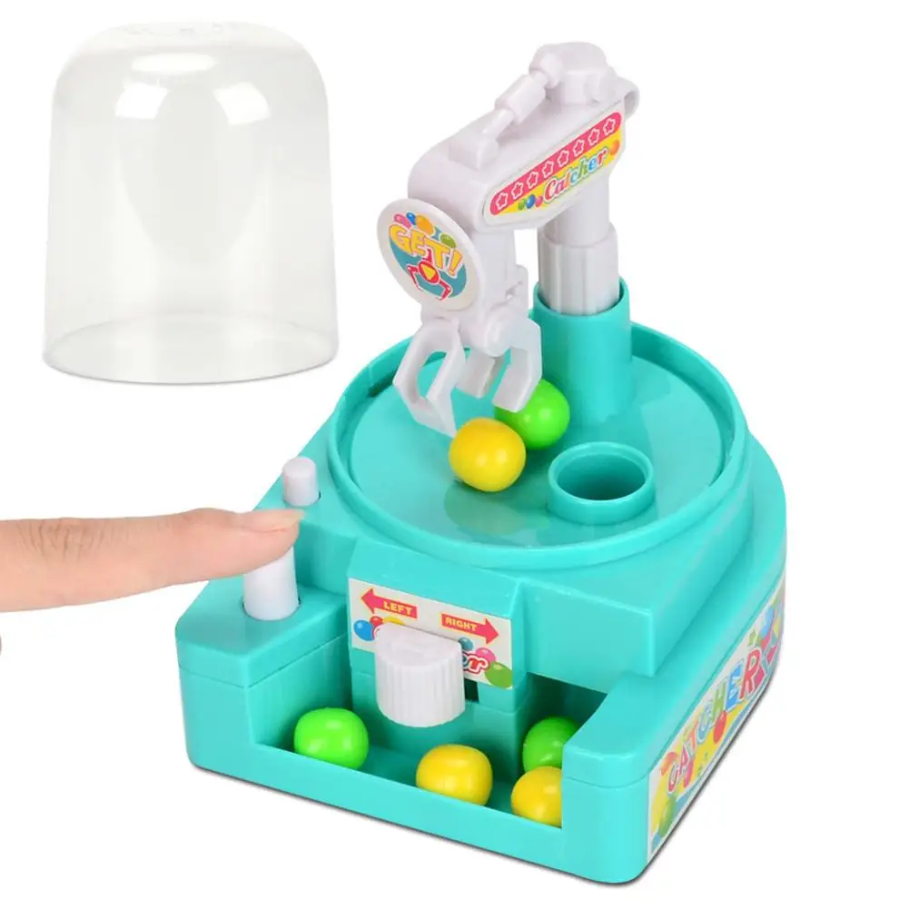 

Mini Manual Catching Balls Machine Candy Gripper Parent-child Interactive Game Toys Funny Table Game gift for kids birthday