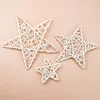 10/15/20cm Rattan Star frame Artificial flowers Wreaths Christmas decoration For Home DIY Handmade Door Hanging wedding wall ► Photo 3/6