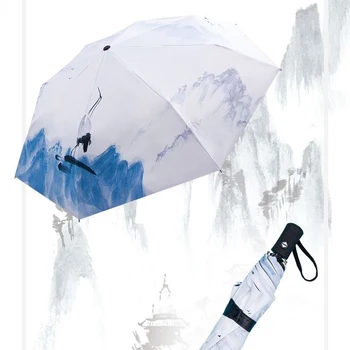 

Sun Rain Ladies Umbrellas Folding Anti-UV Parasol For Women Travel Windproof Rain Female Sun Girl Sun Umbrellas Original