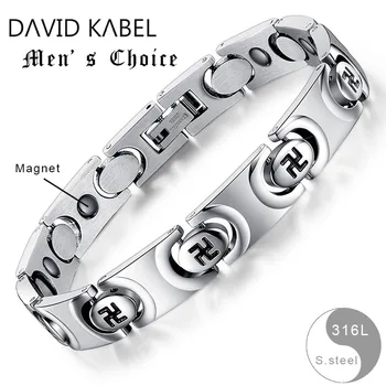 

19.5cm Mens Metal Swastika Bracelet,stainless Steel Bracelet,male Stainless Steel Motorcycle Chain Bracelet 19.5cm