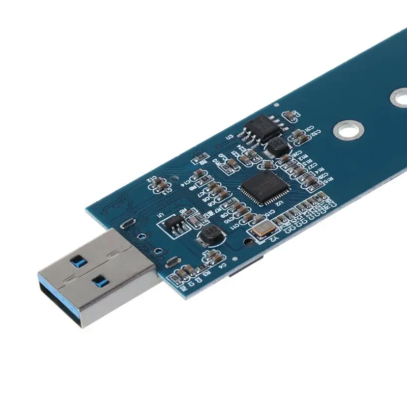 M.2 к usb-адаптеру B Key M.2 SSD адаптер USB 3,0 до 2280 M2 NGFF SSD адаптер конвертер SSD карта считывателя