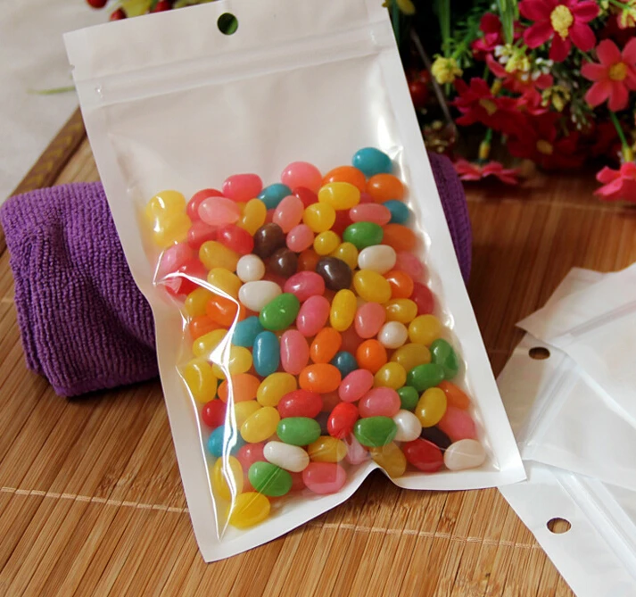 

100pcs 6*10cm Promotion Price Transparent Bag Clear Resealable Plastic Envelope Small Gift Bags Cookie Packaging jewelry bags