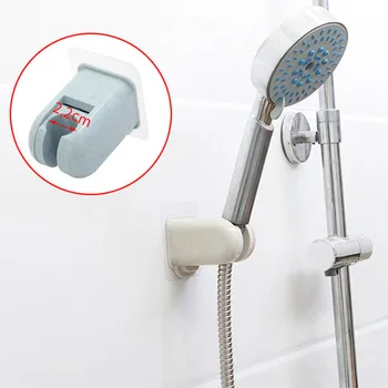 

Shower Head Holder Self-adhesive Adjustable Rack ABS Shower Holder Bracket Drill-free Home Bathroom Shower Mounting Brackets