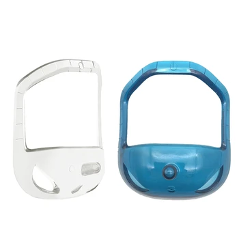 

5Pcs/Set Symmetric Cut Goatee Neck Line Mustache Grooming Beard Styling Care Beard Shaping Shaving Tools-Clear Blue