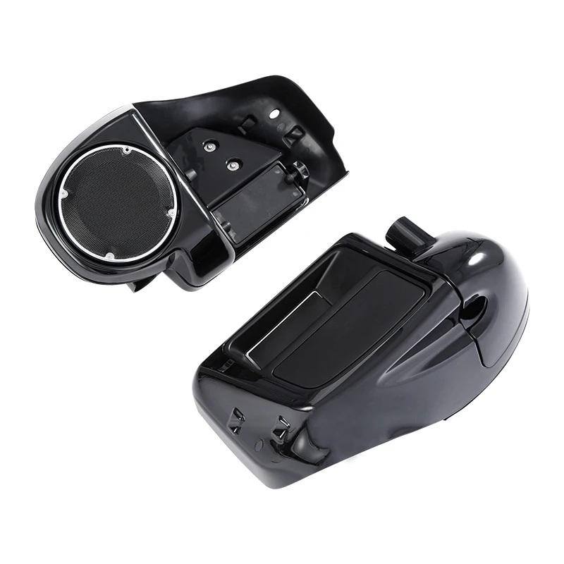 Motorcycle 6.5" Speaker Box Lower Vented Fairing Leg For Harley Touring Electra Glide Road King Street Glide