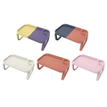 

Laptop Table for Bed Portable Computer Tray for Bed,Foldable Bed Desk for Laptop Multi Tasking Laptop Bed Tray with Cup Holder