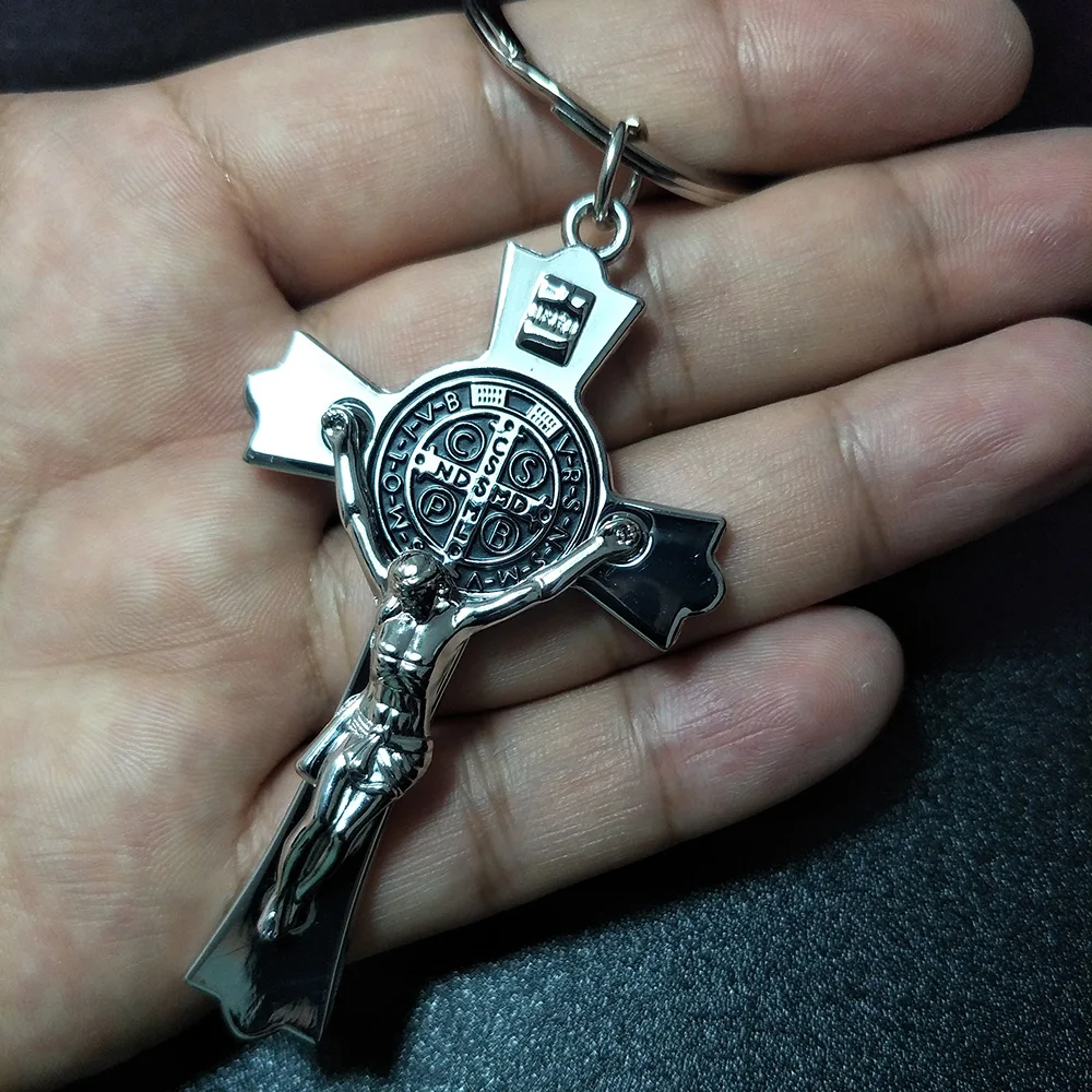 Jewelry-Accessories Key-Chains Charm Car-Keyring Gift Jesus Christian Religion Fashion