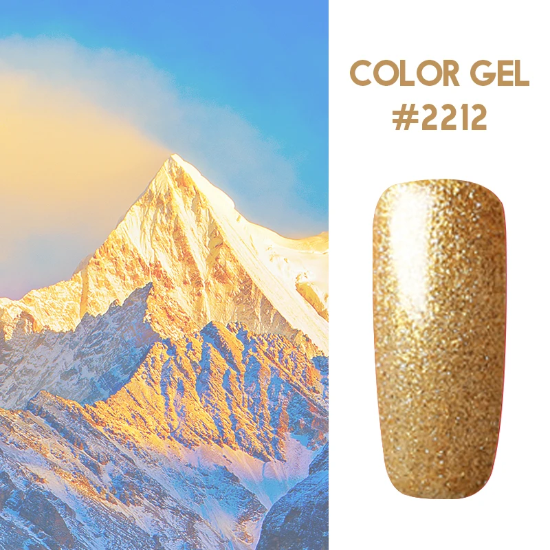 2212-1 Lakimu Newest Colorful Gel Polish Nail Art Semi Permanent Enamel UV LED Gel Varnish Soak Off Nail Polish Manicure Set - Цвет: 2212-1