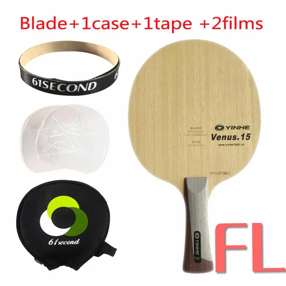 FL with Y 1case Yinhe Млечный Путь галактика Венера 15 V-15 V15 V 15 настольный теннис пинг понг лезвие - Цвет: FL with Y 1case