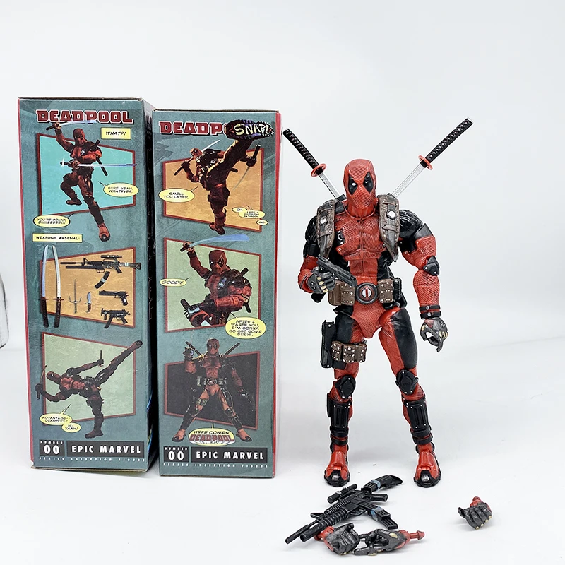 EPIC Marvel Дэдпул фигурка супер Poseable конечная Коллекционная модель игрушки Рождественский подарок для детей