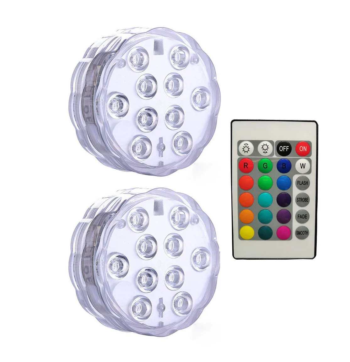 Lampe flottante piscine couleur, Lumière de bain disco, submersible IP68,  sous-marine LED avec 7 modes pour salle de bain lampes submersibles piscine