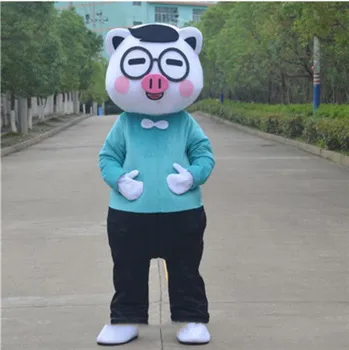 

Adult Cosplay Pig Year Pig Mascot Costume Halloween Party Game Dress Outfits Hot Factory Wholesale +Free Postage