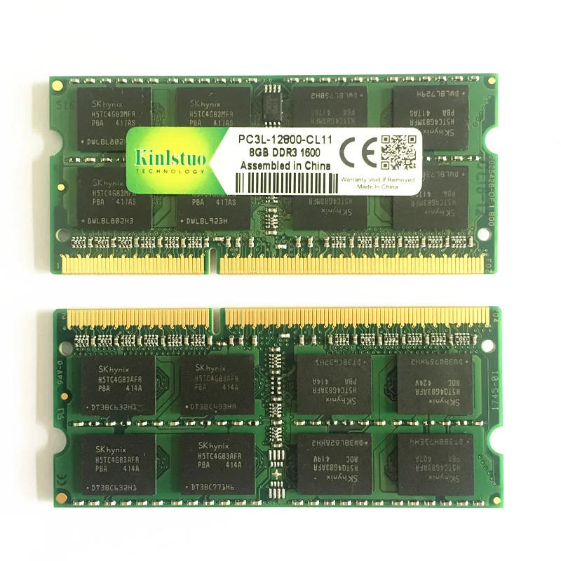 

Kinlstuo ddr3l sodimm 4GB 8GB 1333MHz or 1600MHz 1.35V PC3L laptop ram memory