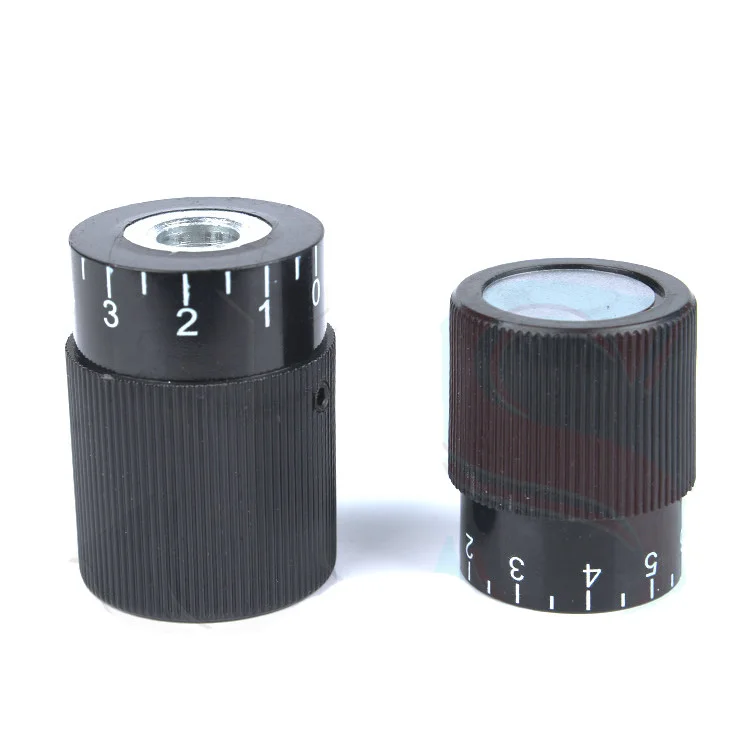 2pcsM6M8M10M12graduatecalibrationbakelitegriphandnutsdigital