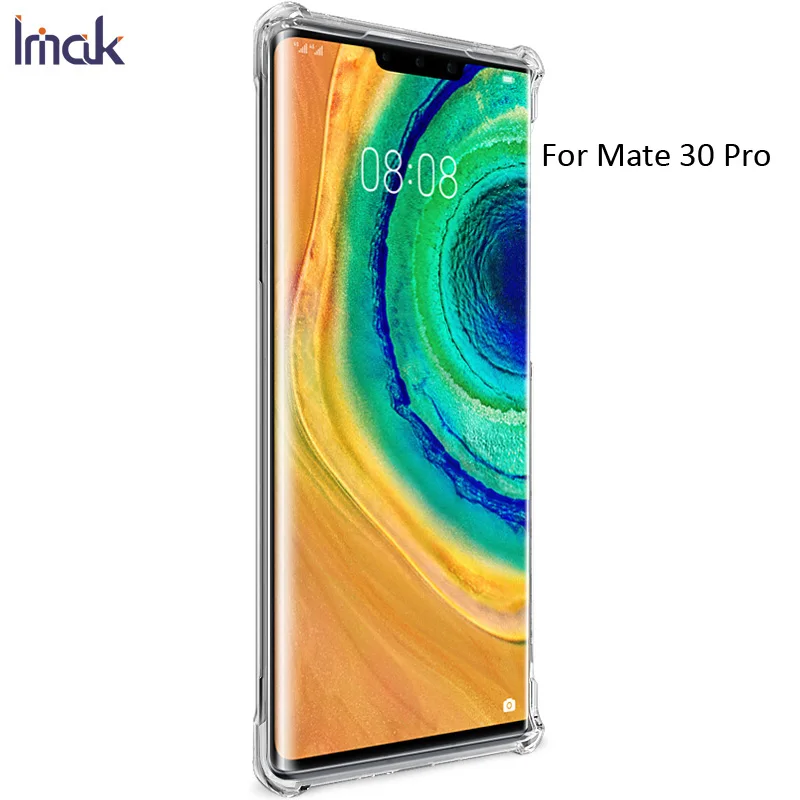 IMAK Чехол с "воздушной подушкой" для huawei mate 30 Pro Lite Ударопрочный Мягкий ТПУ Силиконовые прозрачные чехлы