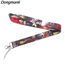 PC144 Stephen King's IT Lanyards для брелока ID карты пропуска спортзала мобильного телефона USB бейдж держатель подвесная веревка шнурок