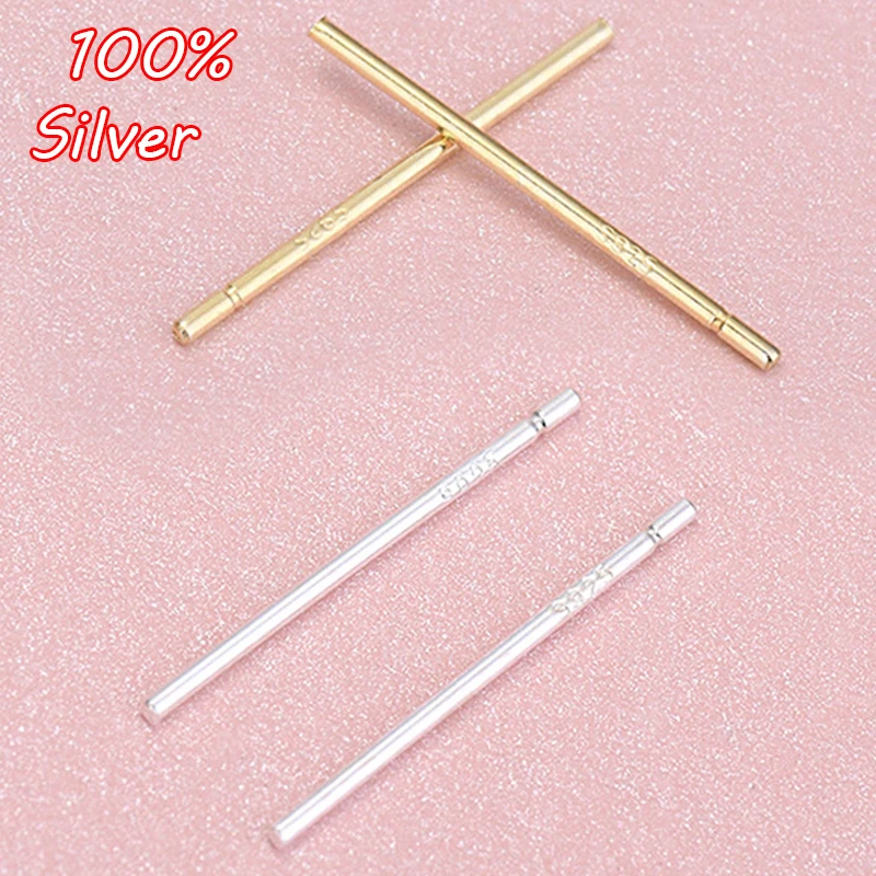 Серьги шпильки из серебра 925 пробы 10 пар|accessories diy|diy accessoriesdiy ear |