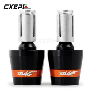 

Motorcycle CNC Aluminum Handlebar Bar End Plug Balance Pad Modified Accessory Orange For KTM Duke 125 200 250 390 690 990