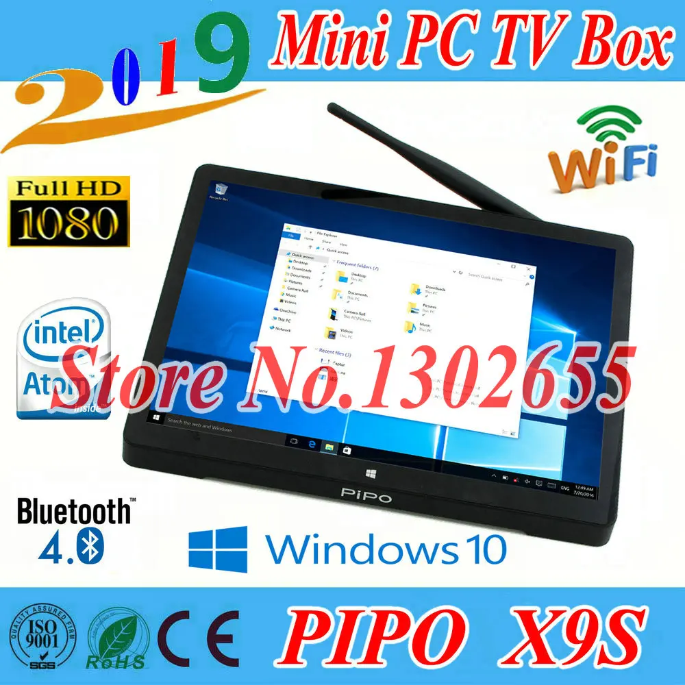 Оригинальный мини-ПК PIPO X9S Intel Cherry Trail Z8350 четырехъядерный Windows 10 2 ГБ/32 ГБ и 4 Гб/64 Гб 8